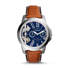 Fossil Grant Twist Three-Hand Leather Watch